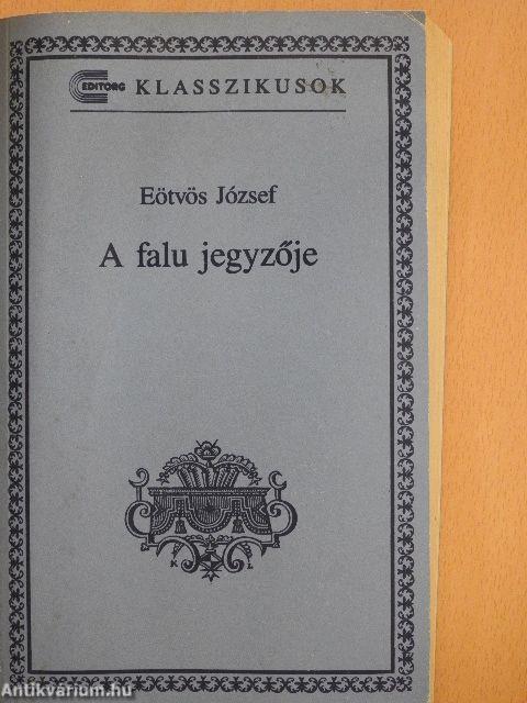 A falu jegyzője