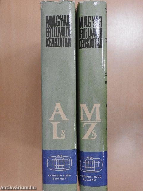 Magyar értelmező kéziszótár I-II.