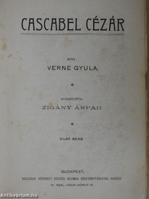 Cascabel Cézár I-II. (rossz állapotú)