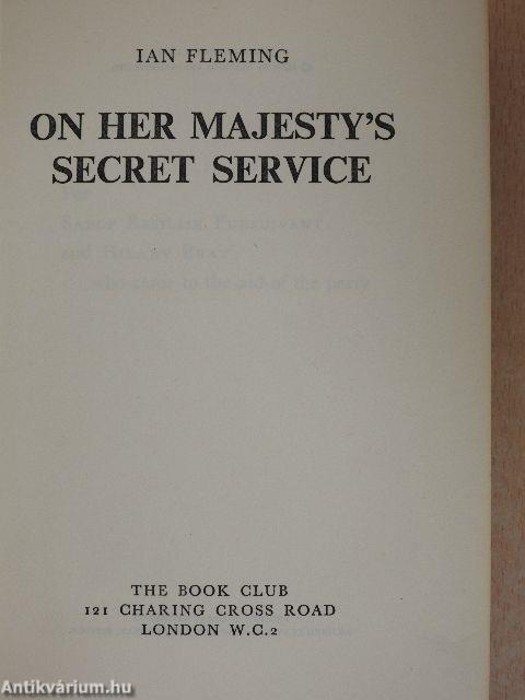 On Her Majesty's Secret Service