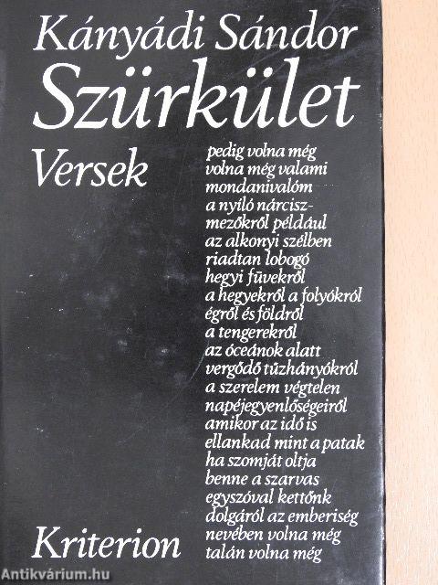 Szürkület