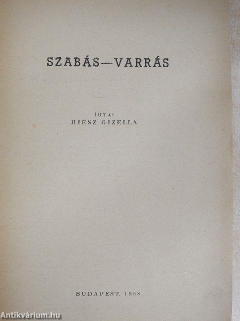 Szabás-varrás