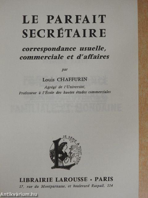 Le parfait secrétaire