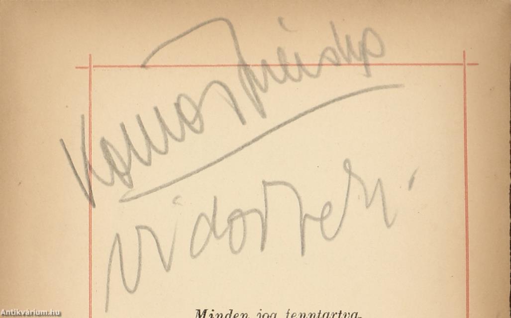 Liliom (aláírt példány)