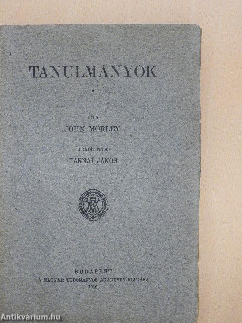 Tanulmányok