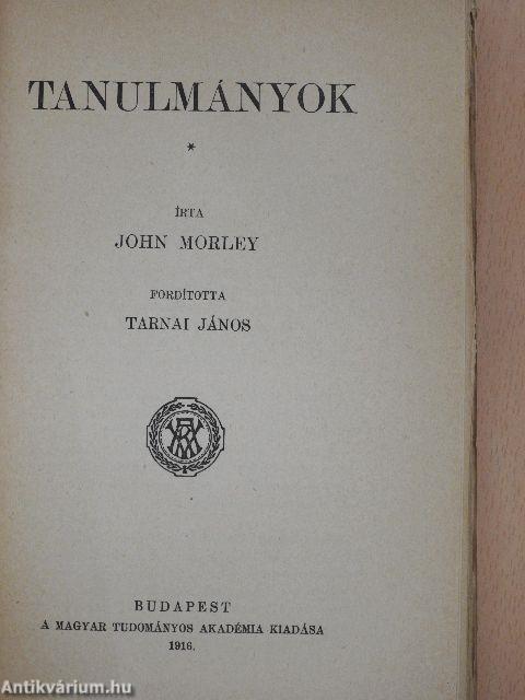 Tanulmányok