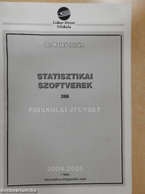 Statisztikai szoftverek