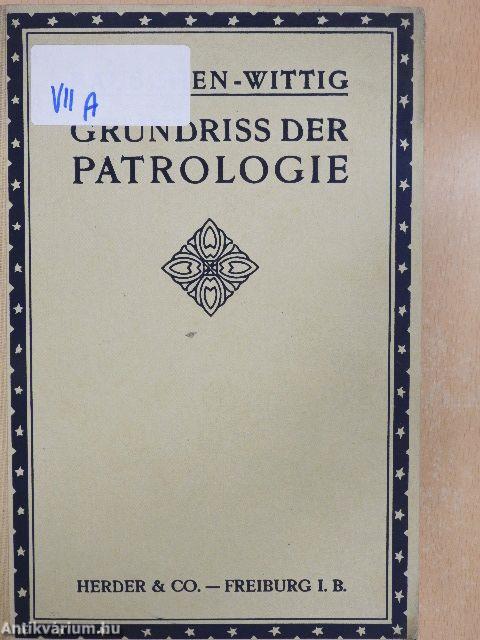 Grundriß der Patrologie