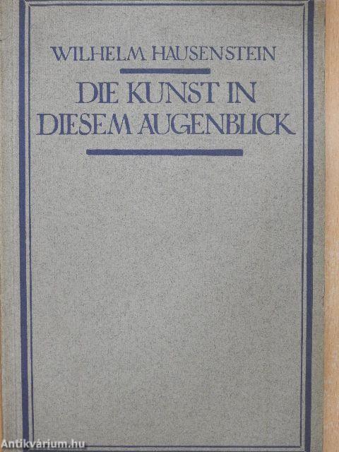 Die Kunst in diesem Augenblick