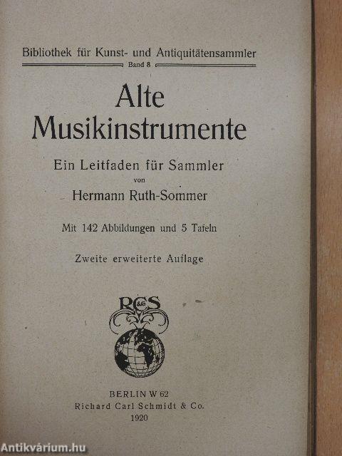 Alte Musikinstrumente