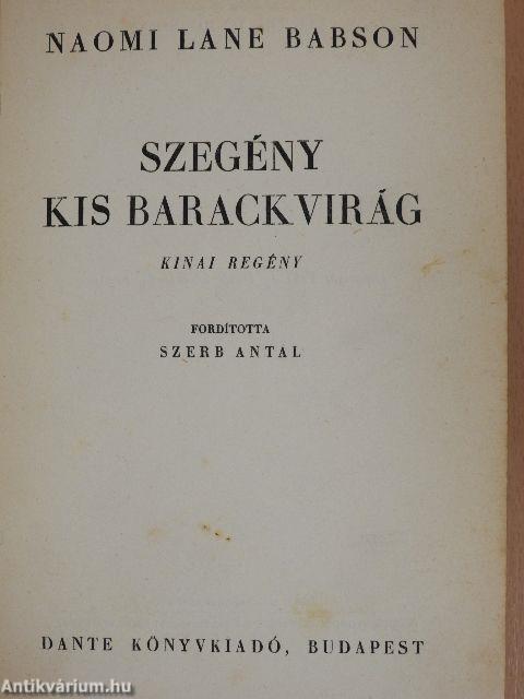 Szegény kis barackvirág