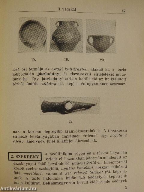 Vezető a régészeti gyűjteményben