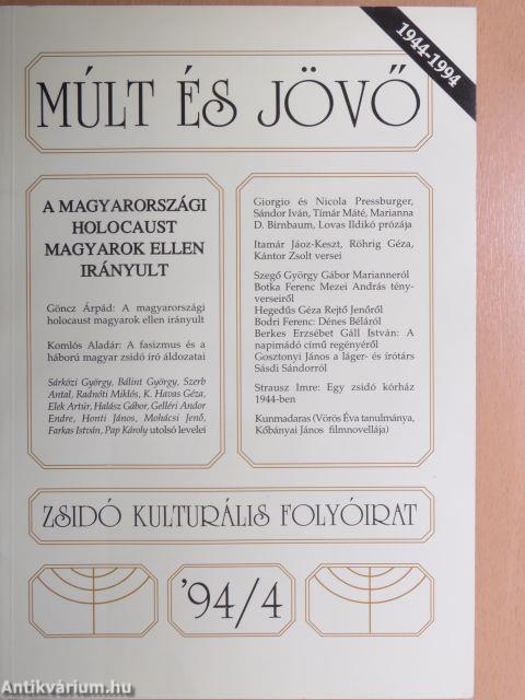 Múlt és Jövő 1994/4.