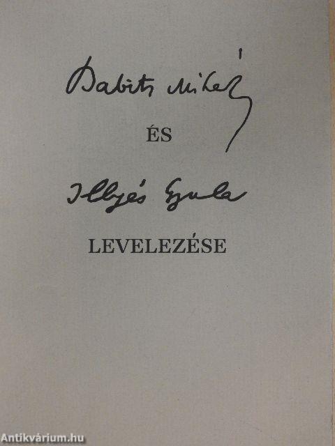 Babits Mihály és Illyés Gyula levelezése