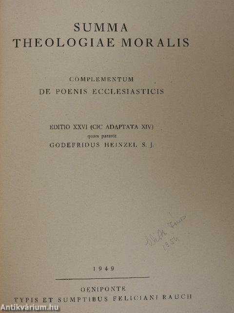 Summa Theologiae Moralis