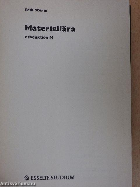 Materiallära