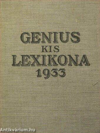 Genius kis lexikona