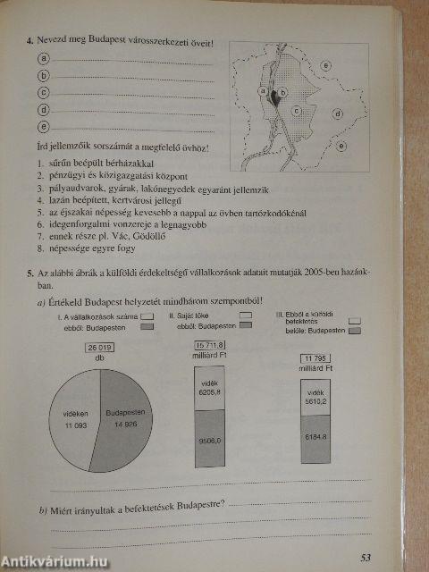 Földrajz munkafüzet 8.