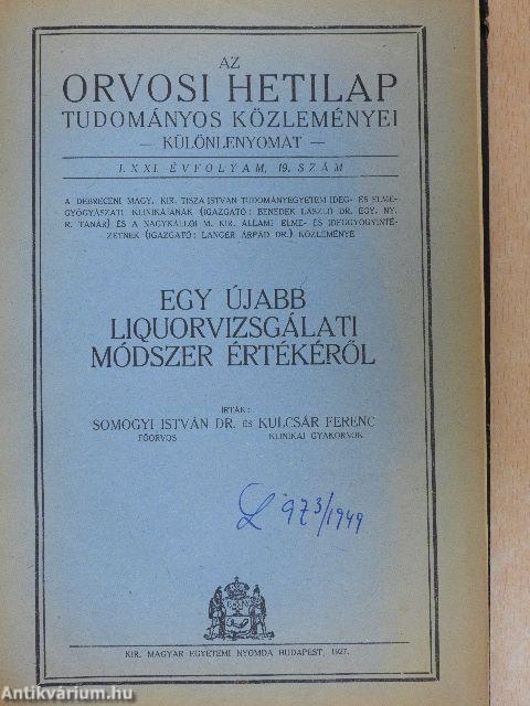 Diagnosztikai és terápiás értekezések egyedi gyűjteménye (12 db)