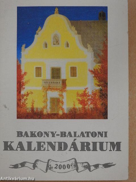 Bakony-Balatoni Kalendárium 2000