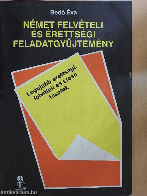 Német felvételi és érettségi feladatgyűjtemény