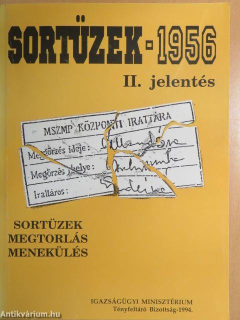 Sortüzek-1956 II. jelentés