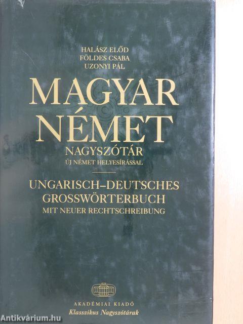 Magyar-német nagyszótár