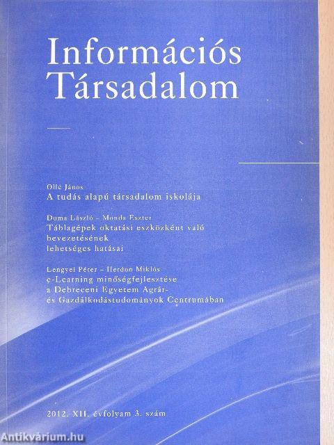 Információs Társadalom 2012/3.