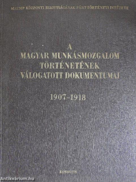 A magyar munkásmozgalom történetének válogatott dokumentumai IV/B