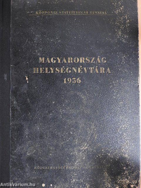 Magyarország helységnévtára 1956