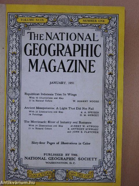 The National Geographic Magazine January-March 1951. (negyed évfolyam)