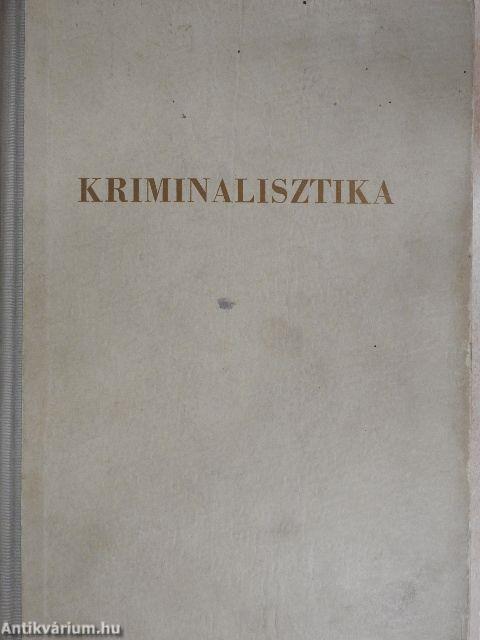 Kriminalisztika