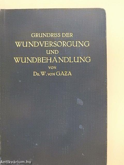 Grundriss der Wundversorgung und Wundbehandlung