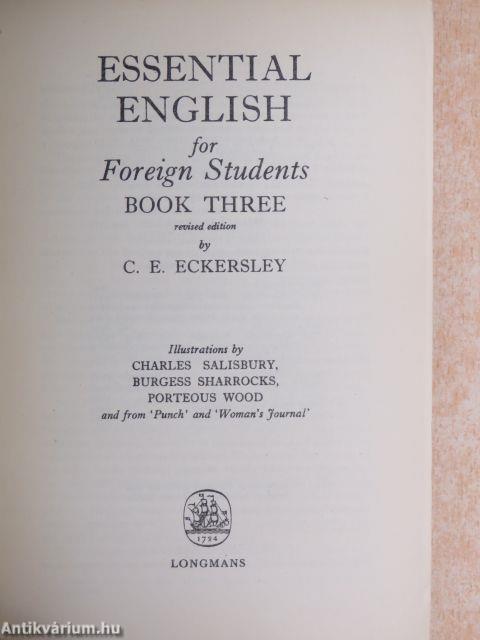 Essential English for Foreign Students Book 3.
