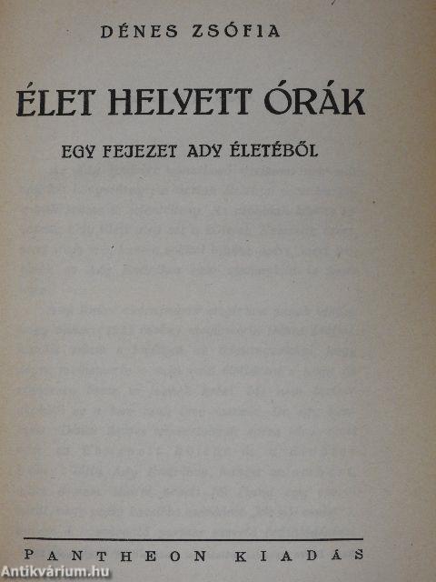 Élet helyett órák