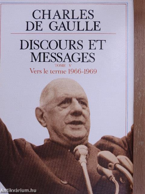 Discours et Messages V.