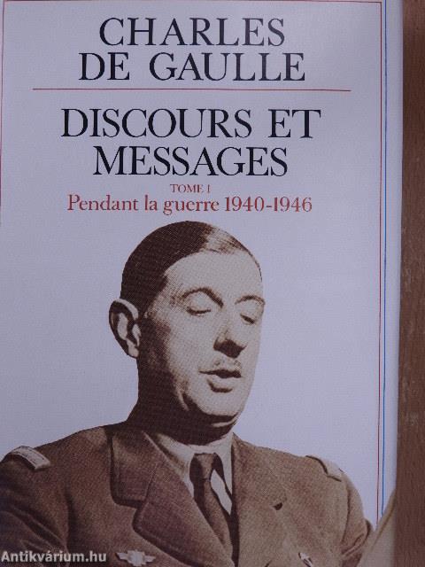 Discours et Messages I.