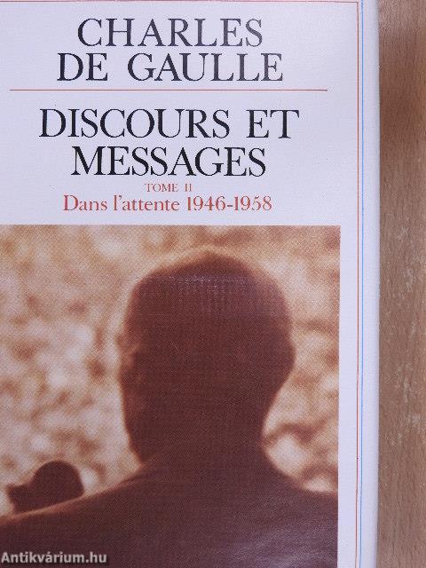 Discours et Messages II.