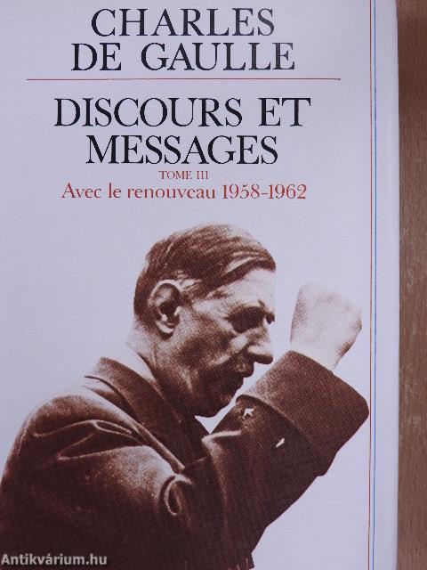 Discours et Messages III.