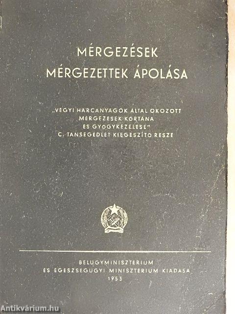 Mérgezések, mérgezettek ápolása