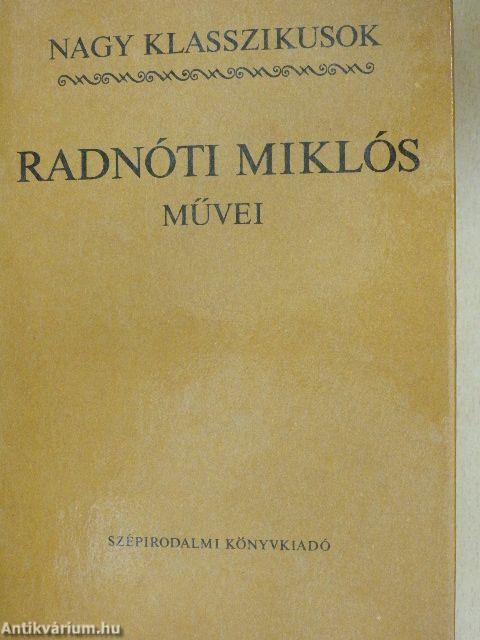 Radnóti Miklós művei