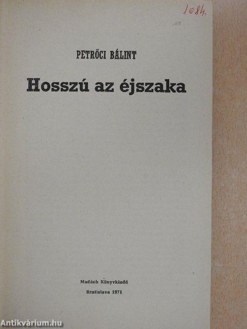 Hosszú az éjszaka