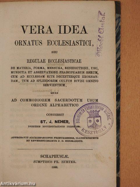 Vera idea ornatus ecclesiastici