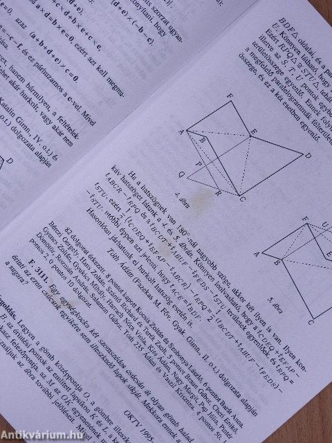 Középiskolai Matematikai és Fizikai Lapok 1996. január-december