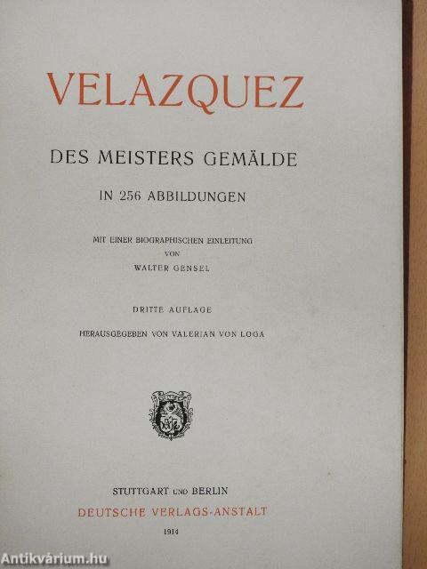 Velazquez, des Meisters Gemälde