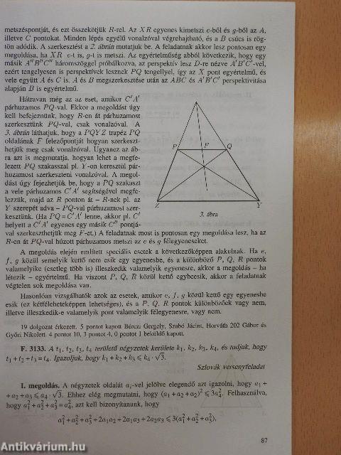 Középiskolai matematikai és fizikai lapok 1997. február