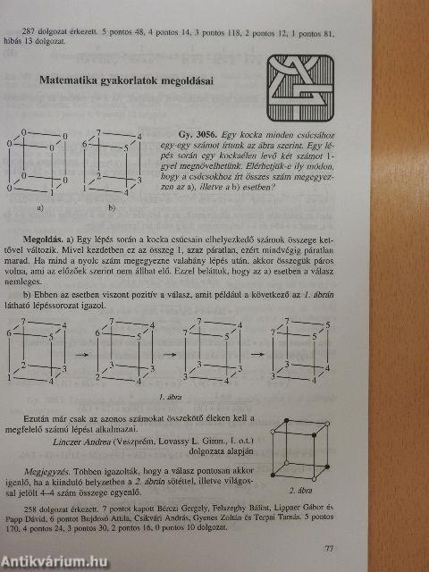 Középiskolai matematikai és fizikai lapok 1997. február