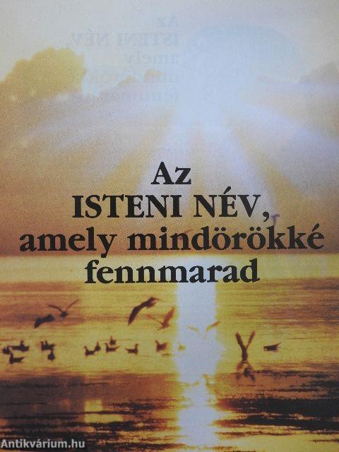 Az isteni név, amely mindörökké fennmarad