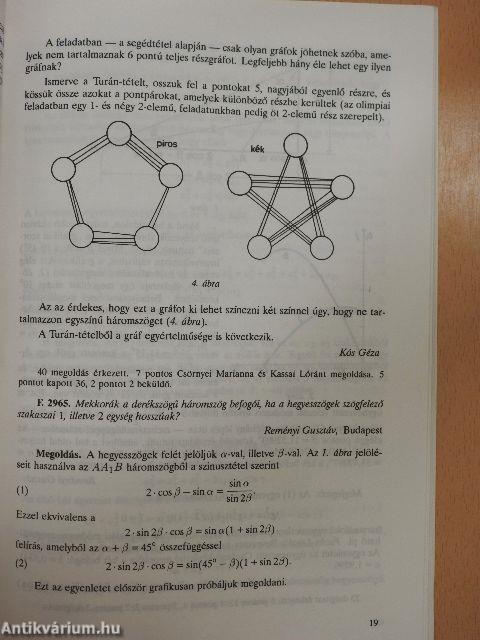 Középiskolai matematikai és fizikai lapok 1994. január