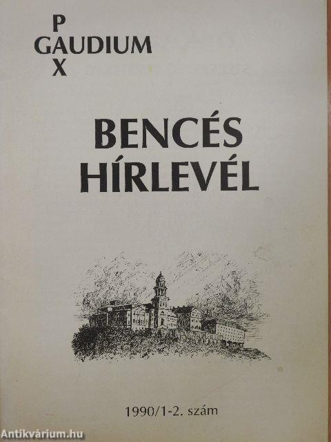 Bencés Hírlevél 1990/1-2.